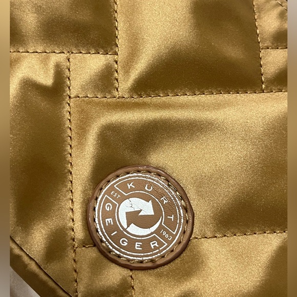 Kurt Geiger Gold and Black Crossbody Bag - Picture 8 of 11